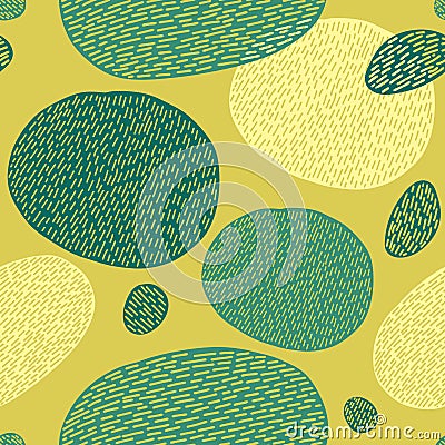 Creative Abstract Art Seamless Pattern Vector Illustration