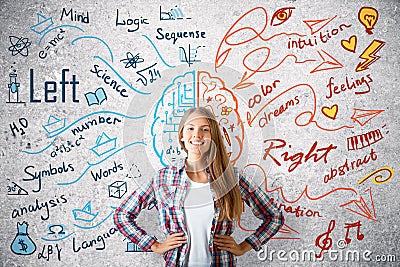 Creative and analytical thinking concept Stock Photo