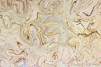 Creative background with abstract acrylic painted waves. Beautiful marble texture. Stock Photo