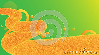 Creative background color 3d fur effect Stock Photo