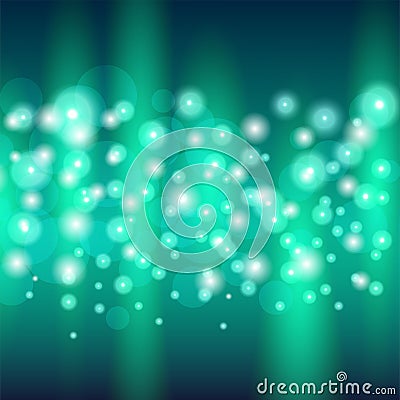 Creative bokeh universal texture abstract colorful blur background ornament vector illustration. Vector Illustration