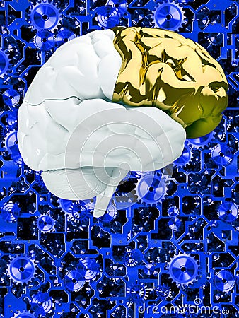 Creative brain Stock Photo