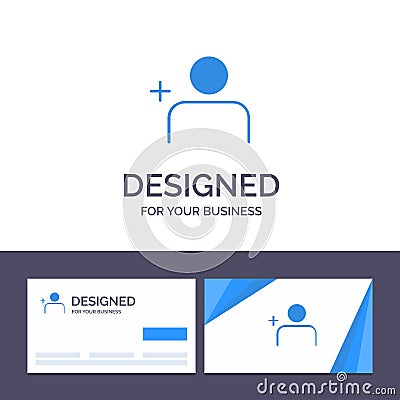 Creative Business Card and Logo template Discover People, Instagram, Sets Vector Illustration Vector Illustration