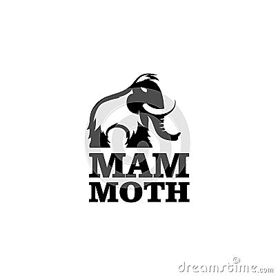 Creative Mammoth logo Design Vector Art Logo Vector Illustration