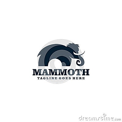 Creative Mammoth logo Design Vector Art Logo Stock Photo