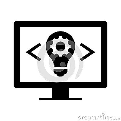Creative code Vector Icon which can easily modify or edit Vector Illustration