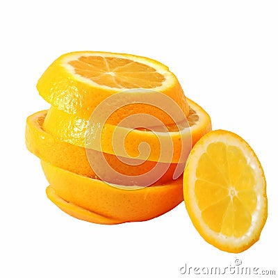 Creative compose slide navel orange Stock Photo