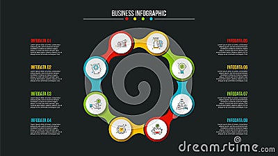 Creative concept for infographic. Vector Illustration