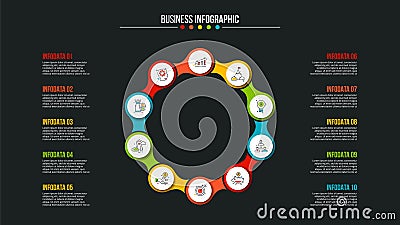 Creative concept for infographic. Vector Illustration