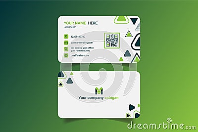 Creative corporate professional business card templates Vector Illustration