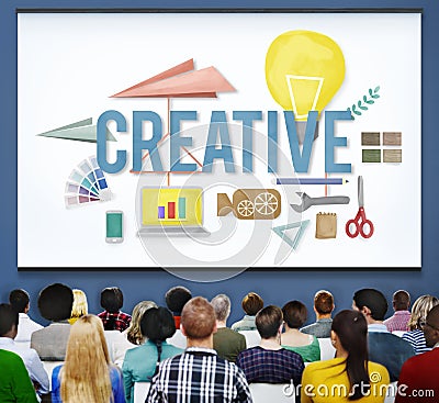 Creative Creativity Inspire Ideas Innovation Concept Stock Photo