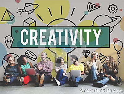 Creative Creativity Inspire Ideas Innovation Concept Stock Photo