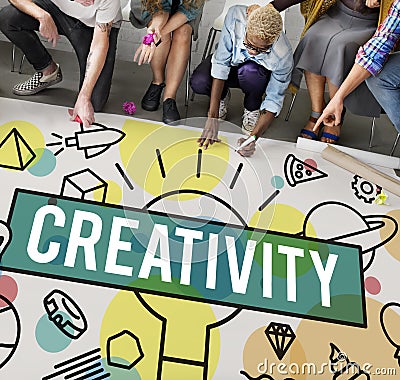 Creative Creativity Inspire Ideas Innovation Concept Stock Photo