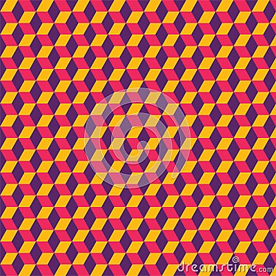 Creative cube shape design pattern Vector Illustration