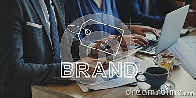 Creative Design Brand Identity Marketing Concept Stock Photo