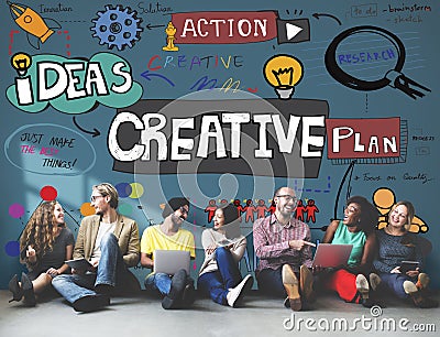 Creative Design Innovation Inspire Concept Stock Photo