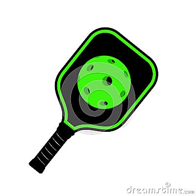 Pickleball racket illustration Vector Illustration