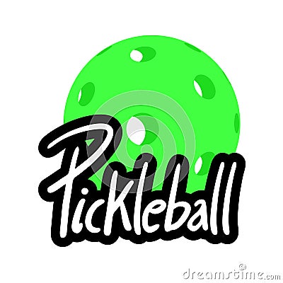 Pickleball symbol Vector Illustration