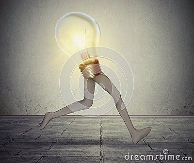 Creative energy quick thinking business concept Stock Photo