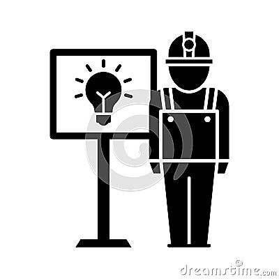 Creative engineer Isolated Vector icon Which can easily modify or edit Vector Illustration