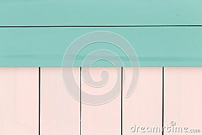 Creative green and rose colored stained wood Stock Photo