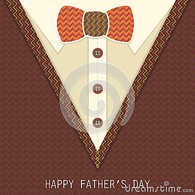 Creative greeting card for Fathers Day. Stock Photo