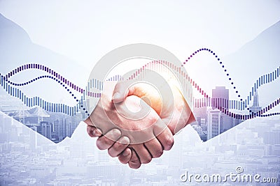 Teamwork and finance concept Stock Photo
