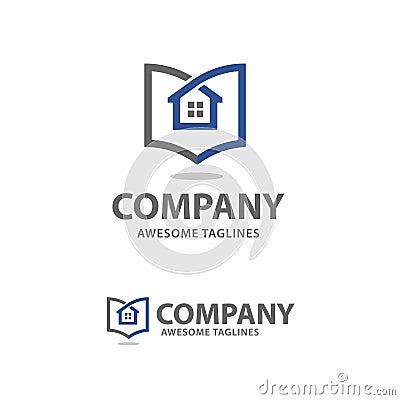 Creative home list for sale logo Vector Illustration