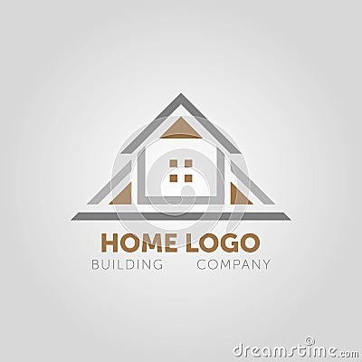 Creative home smart logo detailing with clean background Vector Illustration