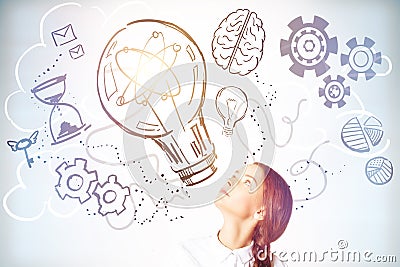 Creative idea concept Stock Photo