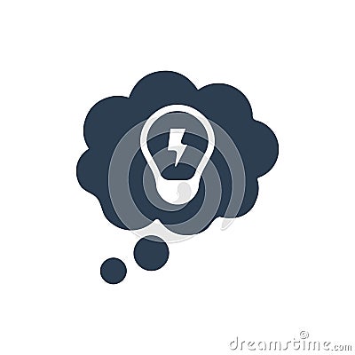 Creative idea icon Vector Illustration