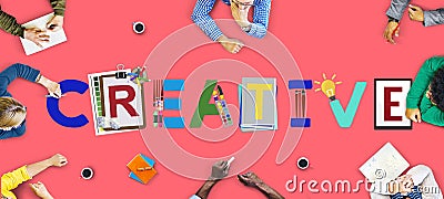 Creative Ideas Design Imagination Inspiration Style Concept Stock Photo