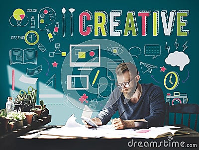 Creative Ideas Innovation Imagination Inspiration Concept Stock Photo