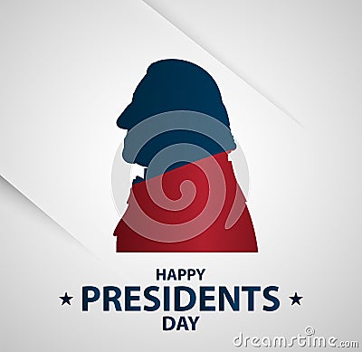 Creative illustration, poster or banner of Presidents Day! - February 19th. Vector Illustration