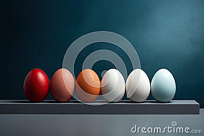 Creative image of preparing eggs for Easter Stock Photo