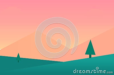 Creative landscape background Stock Photo