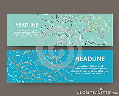 Creative layout with spotted background. Modern template with formless elements for web and print. Vector Illustration
