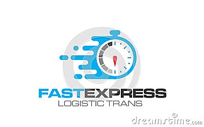 Creative of logo for Express logistic transportation Vector Illustration