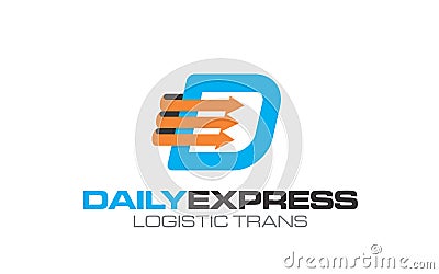 Creative of logo for Express logistic transportation Vector Illustration