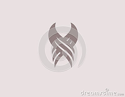 Creative logo icon for angel wings company Vector Illustration