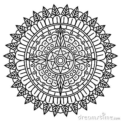 Creative luxury of mandala Vector Illustration