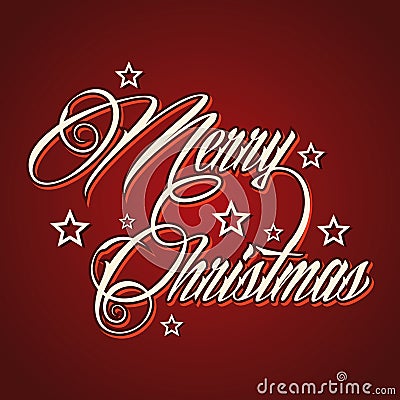 Creative Merry Christmas greeting Vector Illustration