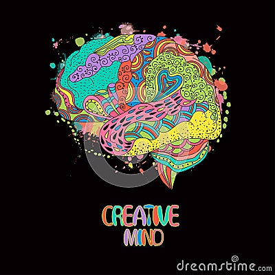 Creative mind Vector Illustration