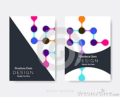 Creative modern brochure design templates Vector Illustration