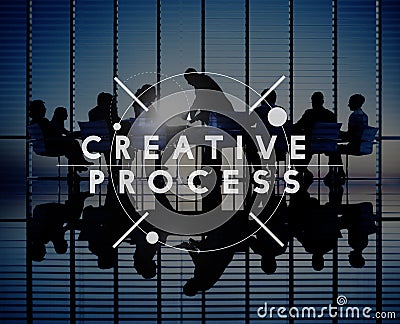 Creative Process Creativity Design Innovation Imagination Concept Stock Photo