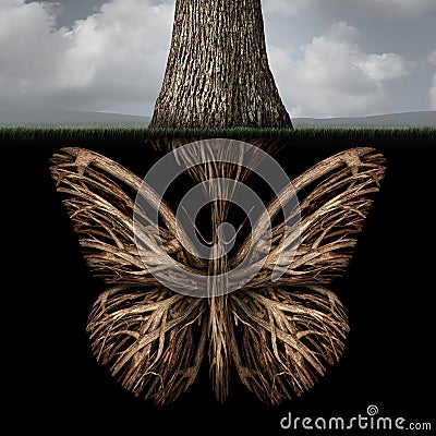 Creative Roots Stock Photo