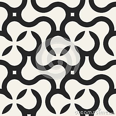 Creative seamless geometric pattern - minimalistic grid design. Abstract trendy simple background Vector Illustration