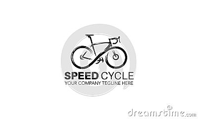 Creative Speed cycle Logo Design Vector Illustration