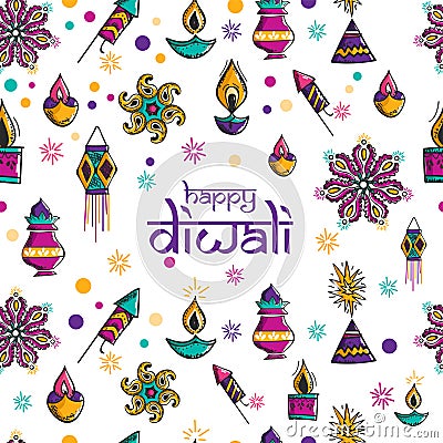 Creative stylish text of Happy Diwali. Stock Photo