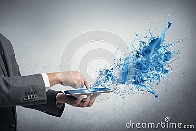 Creative technology Stock Photo